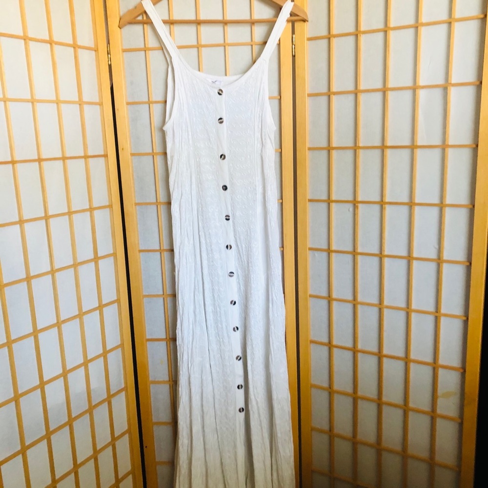 Vintage embroidery sundress that needs mending M/L